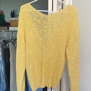 Yellow Knit Sweater